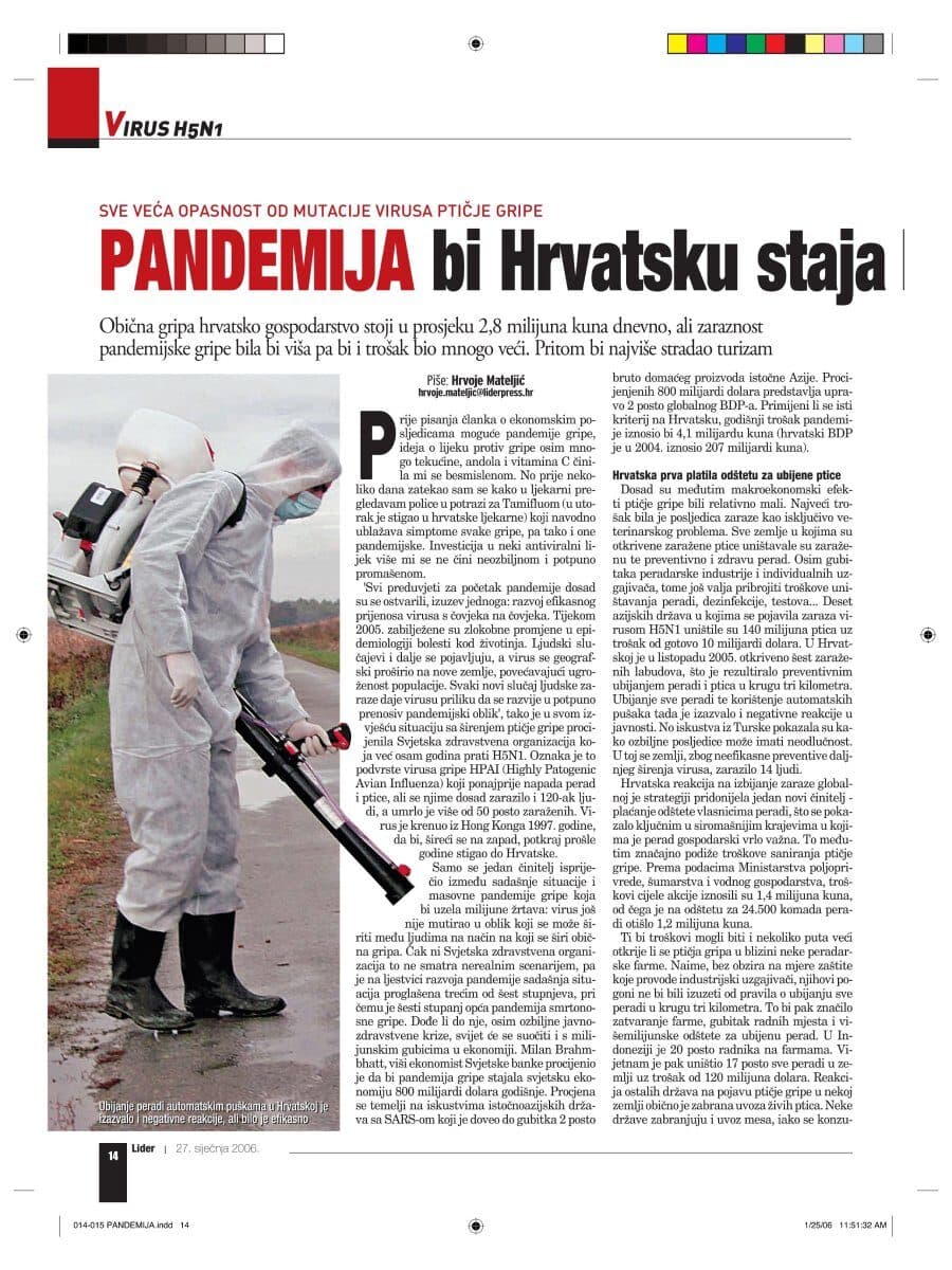 Original Lider magazine page showing complex multi-column layout with images and Croatian text - demonstrating the complexity of documents processed